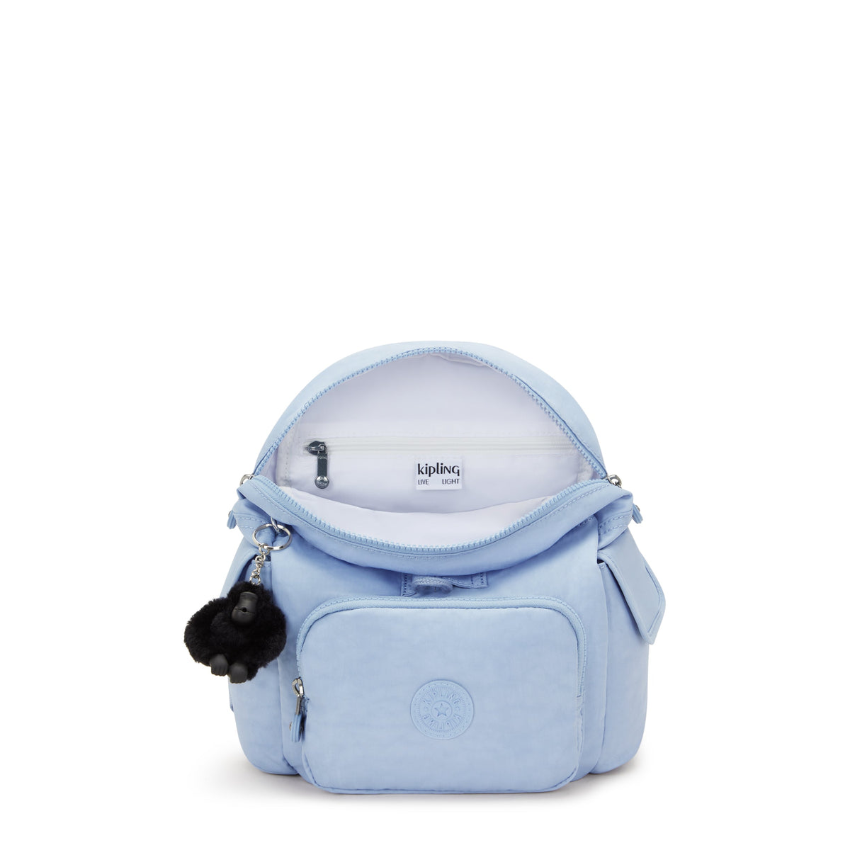 حقيبة ظهر صغيرة Kipling City Pack Mini باللون الأزرق الفاتح I2670-2DS