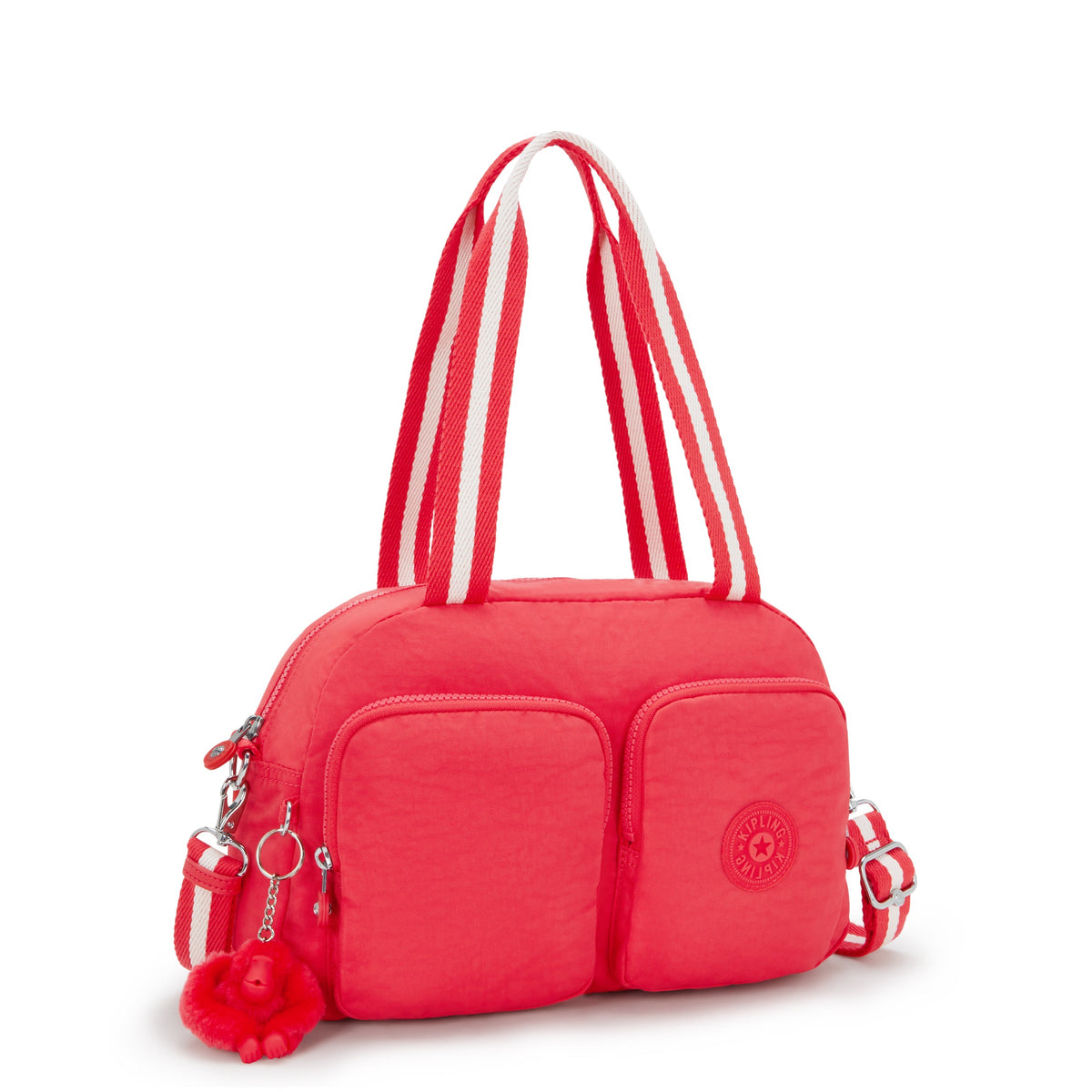 حقيبة كتف Kipling Cool Defea Escape Red متوسطة مع حزام كتف قابل للإزالة I2849-5DX