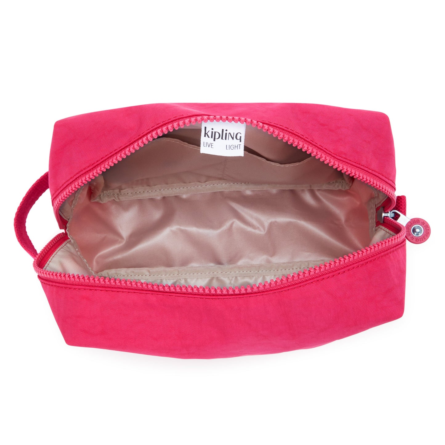 KIPLING-Parac-حقيبة أدوات الزينة الكبيرة-Confetti Pink-I2887-T73