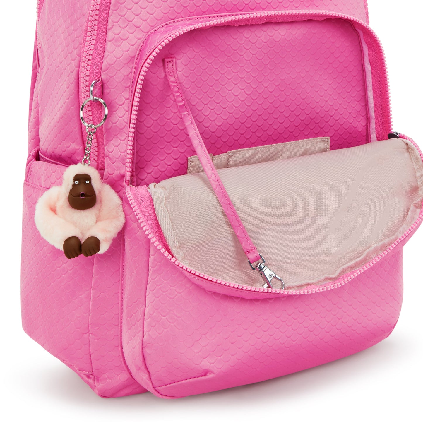 حقيبة ظهر Kipling Seoul Lap Pink Mermaid Em كبيرة مع حجرة للكمبيوتر المحمول I2932-56J