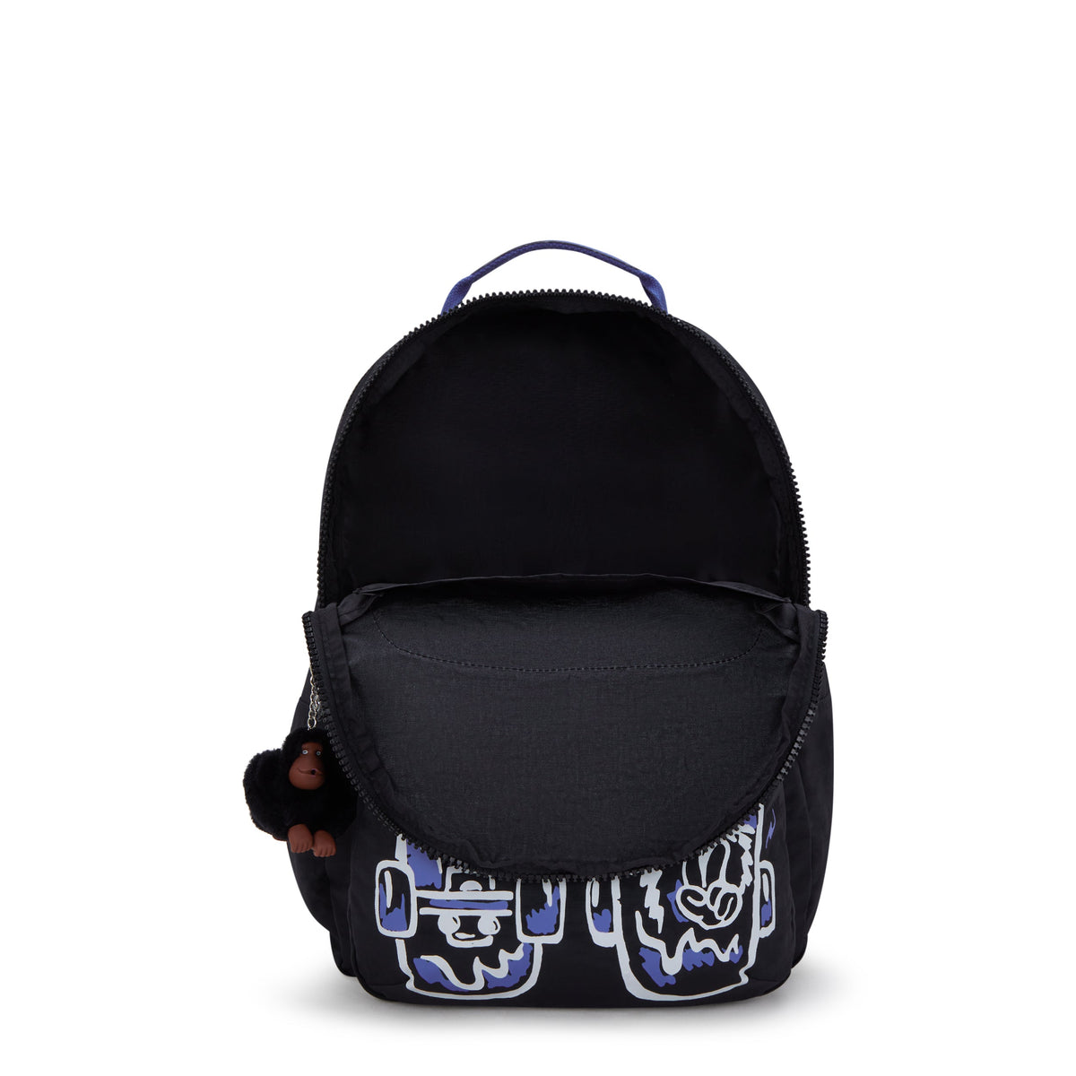 حقيبة ظهر Kipling Seoul Lap Fire Skate كبيرة مع حجرة للكمبيوتر المحمول I2932-80S