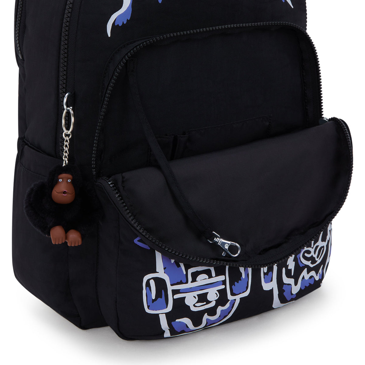 حقيبة ظهر Kipling Seoul Lap Fire Skate كبيرة مع حجرة للكمبيوتر المحمول I2932-80S