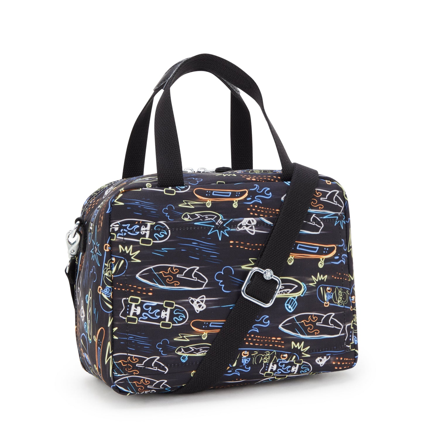حقيبة غداء كبيرة Kipling Miyo Neon Skate مع جراب عربة I2989-71M