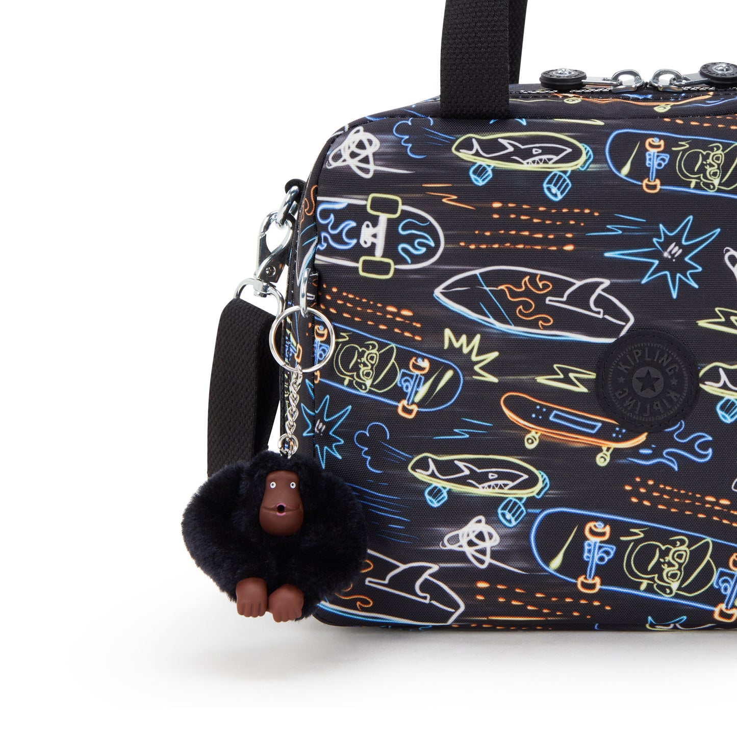 حقيبة غداء كبيرة Kipling Miyo Neon Skate مع جراب عربة I2989-71M