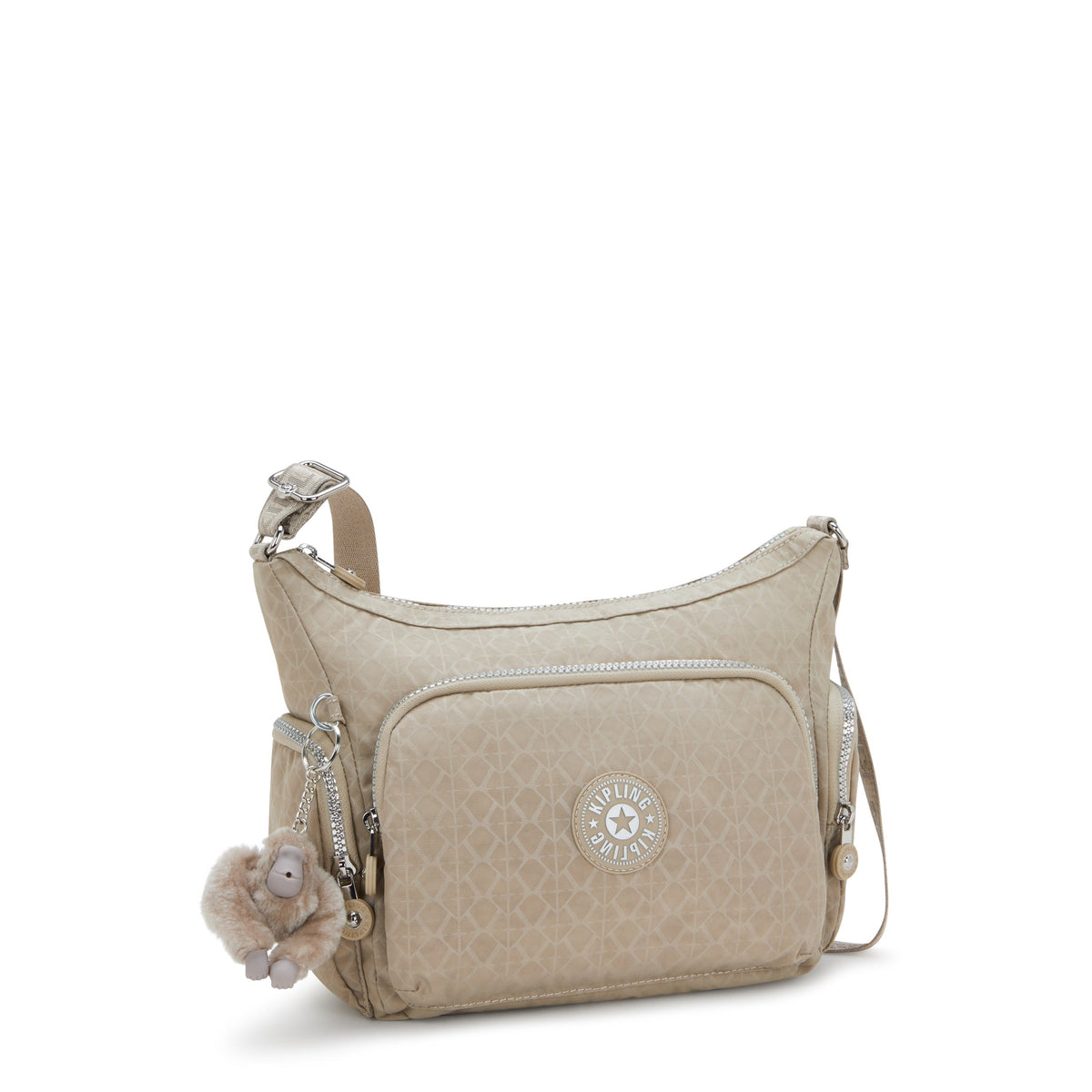 Kipling Gabb S Glorious Be Sil حقيبة كروس متوسطة I3026-42N