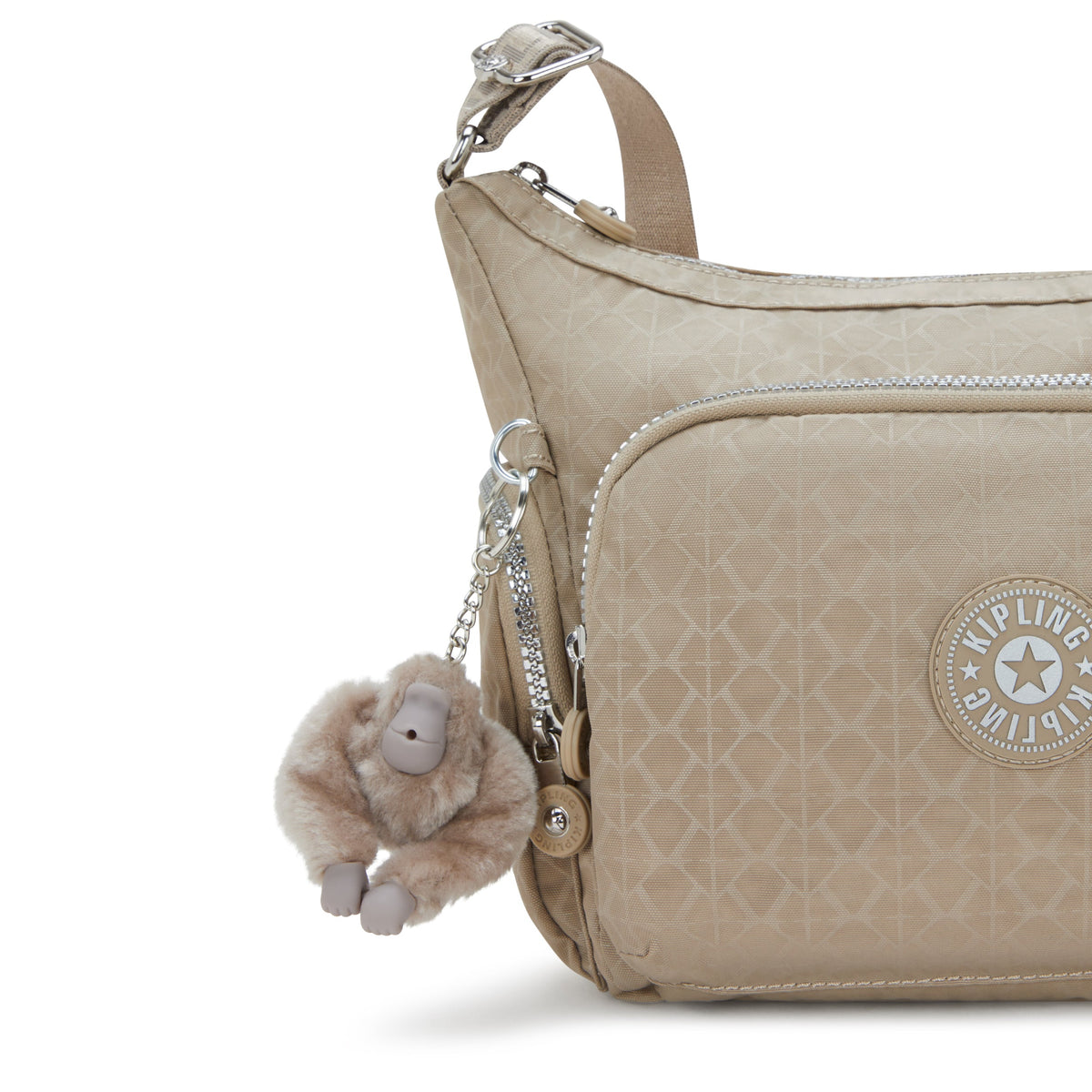 Kipling Gabb S Glorious Be Sil حقيبة كروس متوسطة I3026-42N