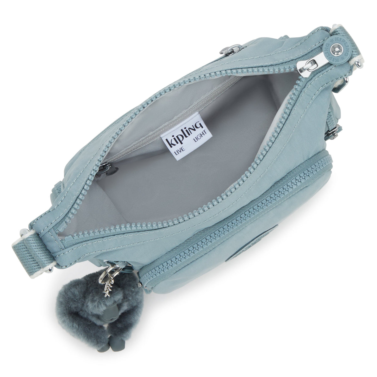 حقيبة Kipling Gabbie Mini Relaxed Grey Small Crossbody I3057-3NL