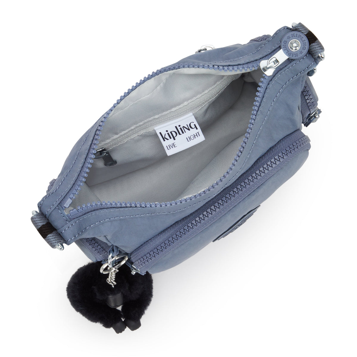 Kipling Gabbie Mini Blue Stone حقيبة كروس صغيرة I3057-6FB
