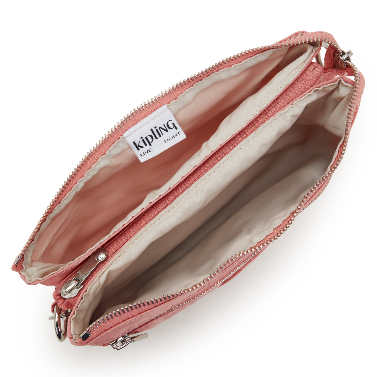 Kipling Riri Zip Rose Spice حقيبة كروس صغيرة I3302-28N