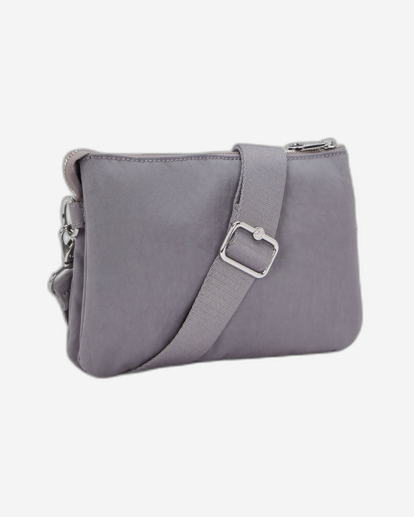 حقيبة كروس صغيرة Kipling Riri Zip باللون الرمادي Spice (مع حزام كتف قابل للإزالة) I3302-4GV