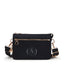 Kipling Riri Zip بلون أسود وردي توابل Small Crossbody I3302-62Q