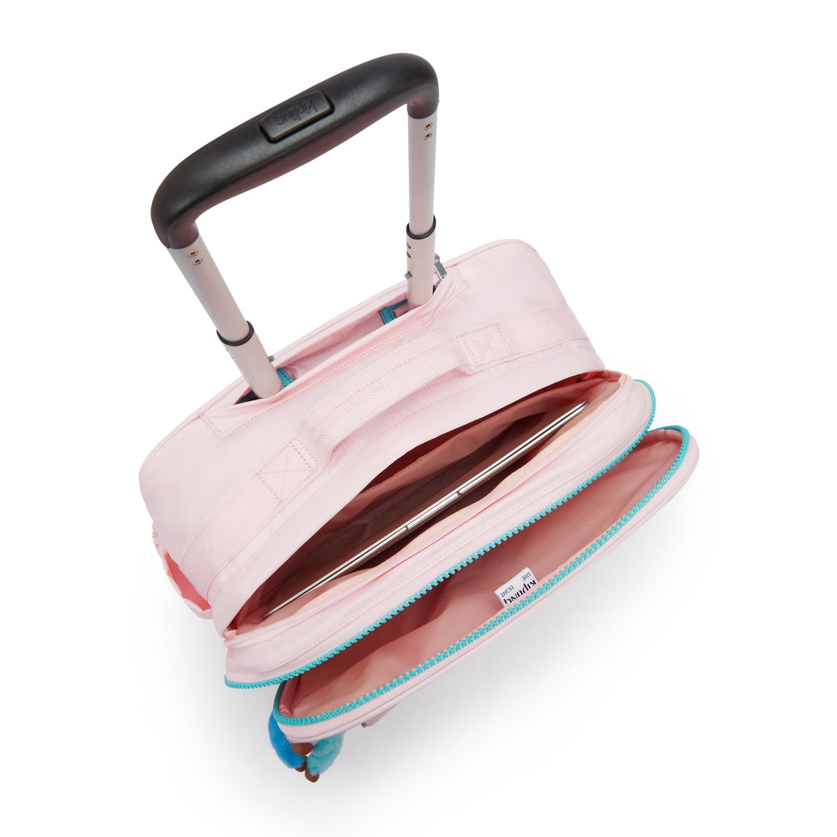حقيبة Kipling New Storia Sea Pink Met كبيرة بعجلات I3390-52J