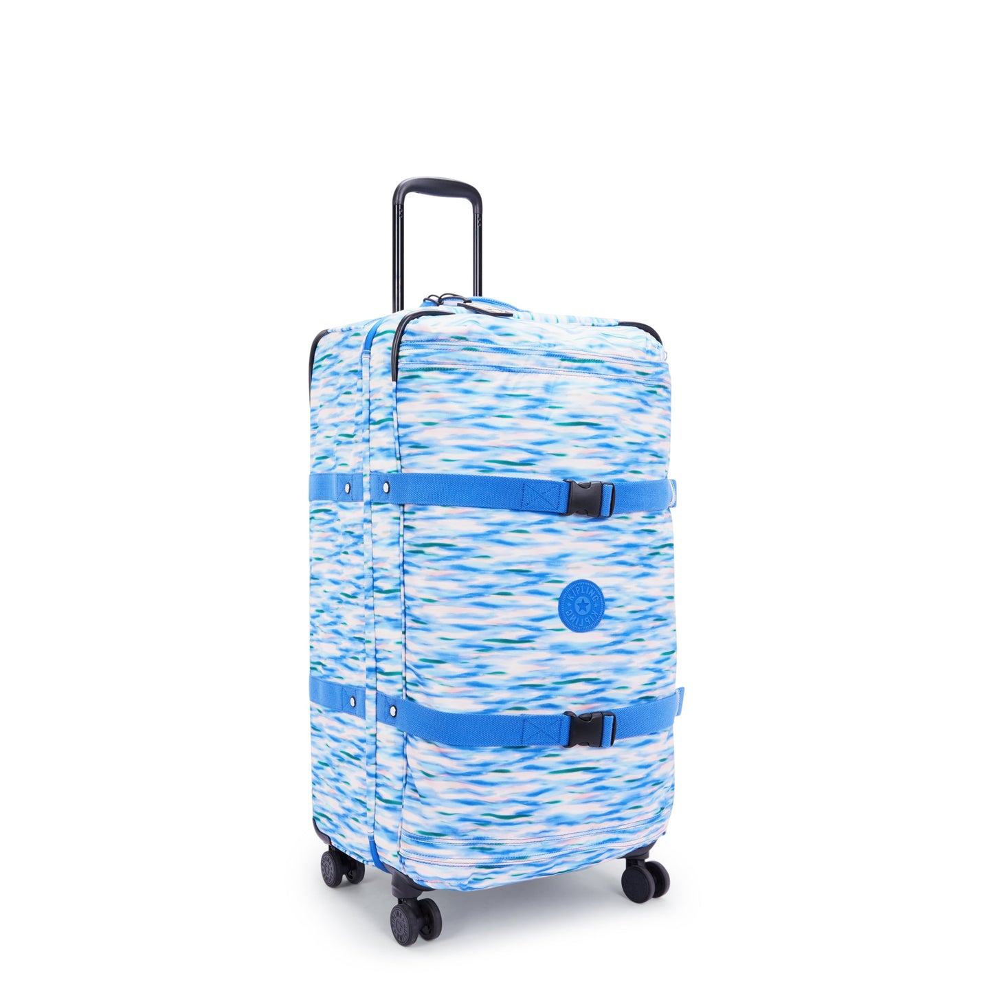 KIPLING-Spontaneous L-حقيبة سفر كبيرة بعجلات-أزرق مخفف-I3397-TX9