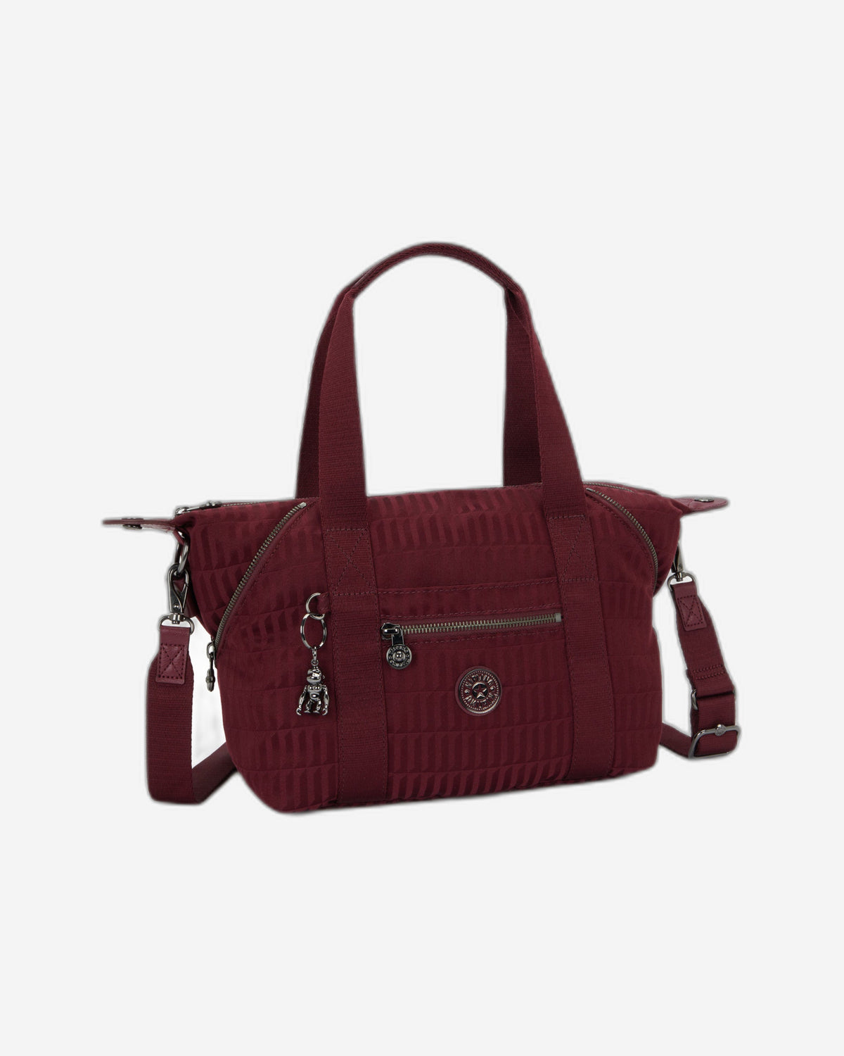 حقيبة يد صغيرة Kipling Art Mini Maroon Tile Jq (مع حزام كتف قابل للإزالة) I3468-9HX