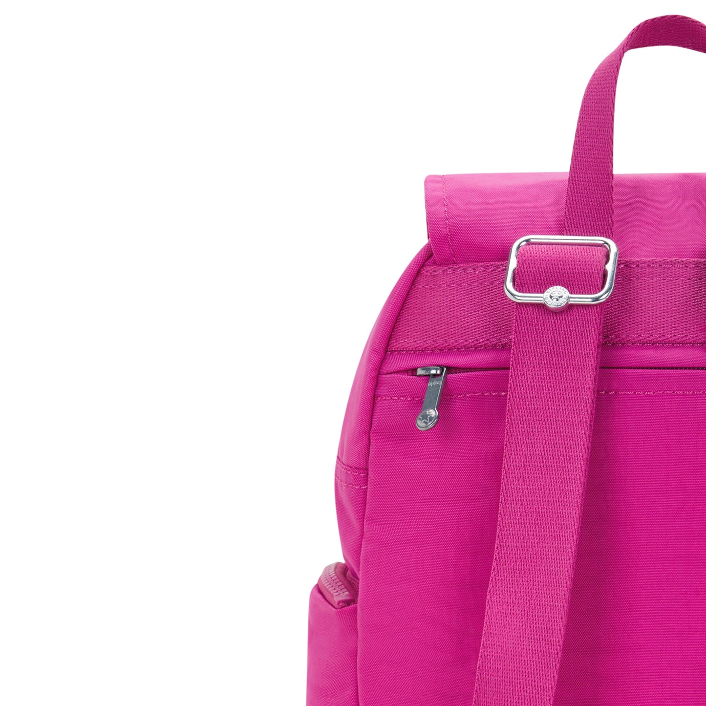 حقيبة ظهر Kipling City Zip S صغيرة متوهجة باللون الفوشيا I3523-3KU