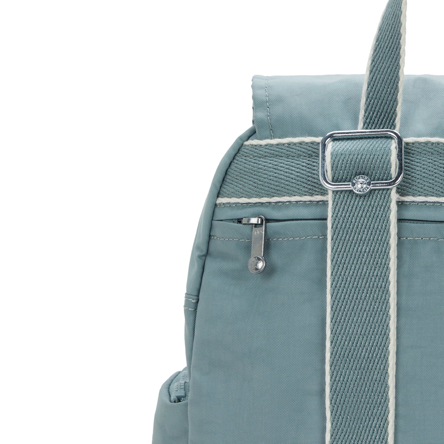 حقيبة ظهر Kipling City Zip S صغيرة مريحة باللون الرمادي I3523-3NL