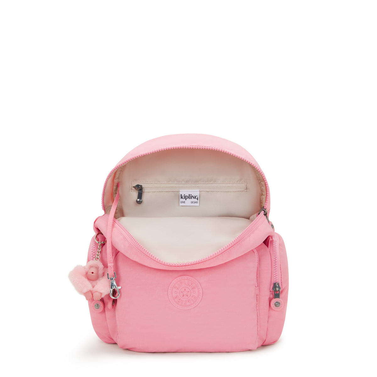 حقيبة ظهر صغيرة Kipling City Zip S Enjoyable Blush I3523-6LZ