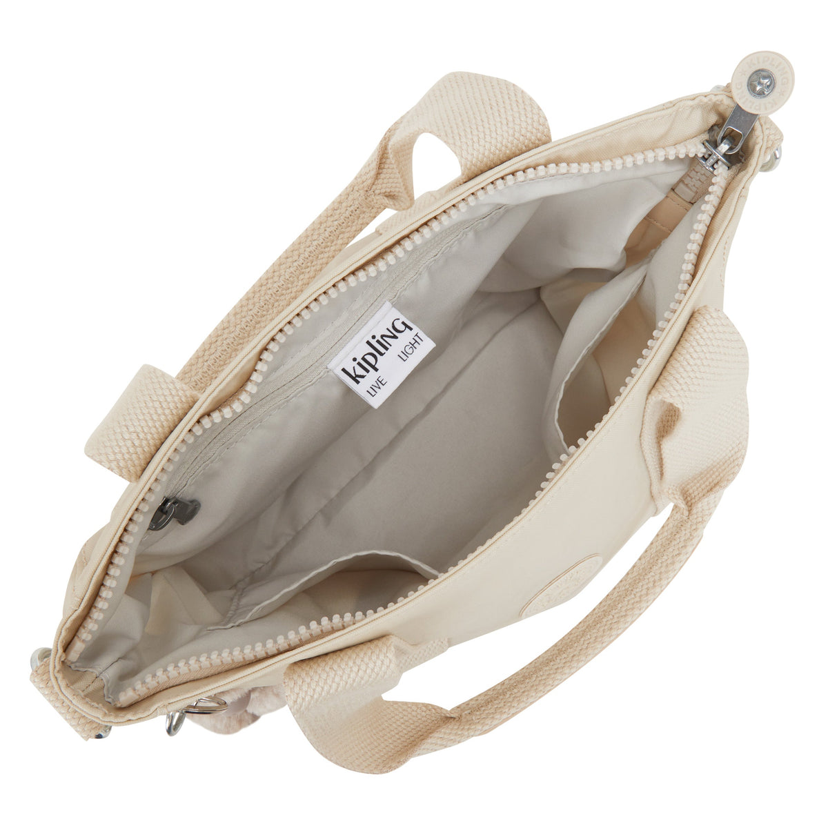 حقيبة KIPLING-Asseni Mini-Small (بحزام كتف قابل للإزالة)-Beige Pearl-I3572-3KA