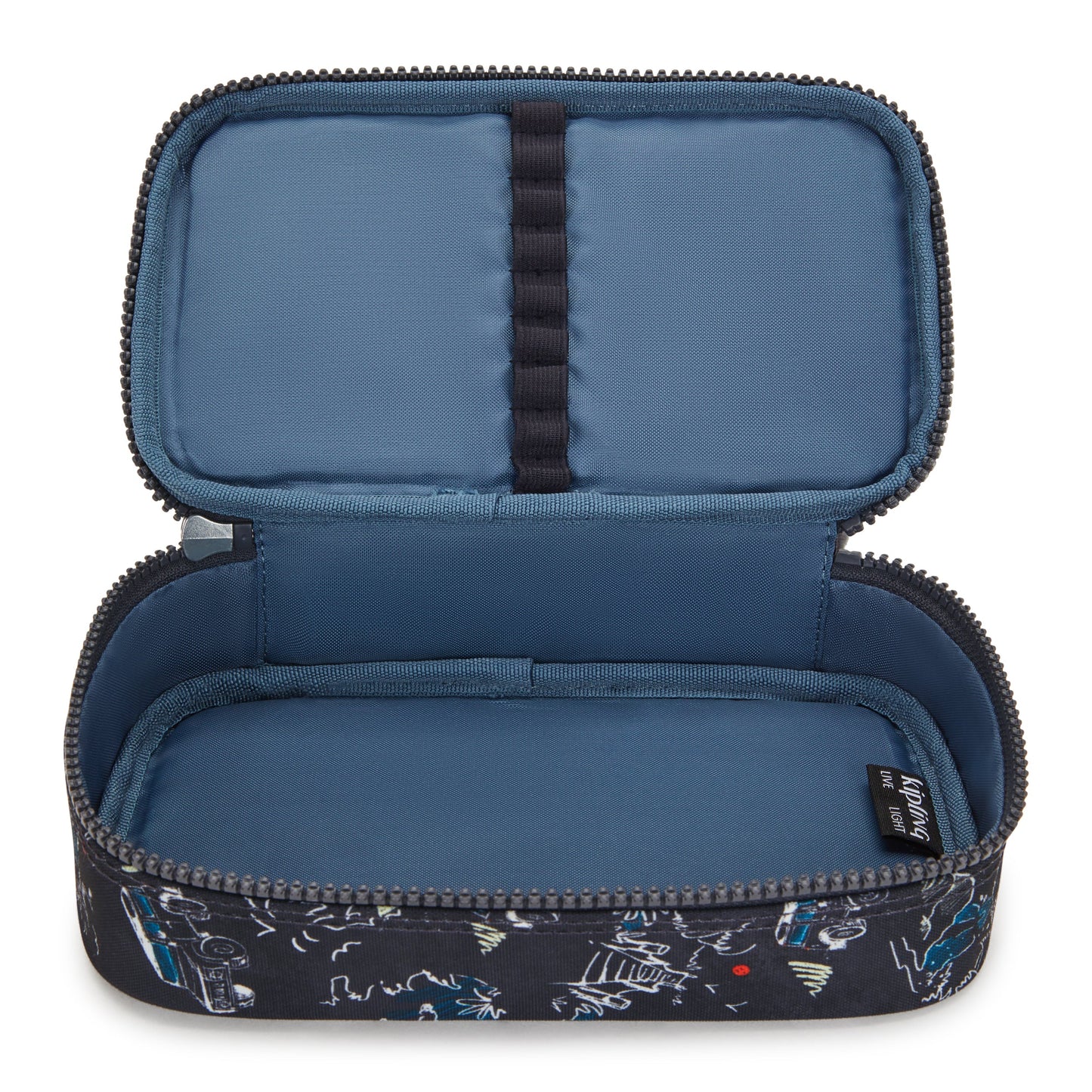 حقيبة أقلام Kipling 50 Pens Jungle Fun Race متوسطة الحجم C2I3707-TJ3