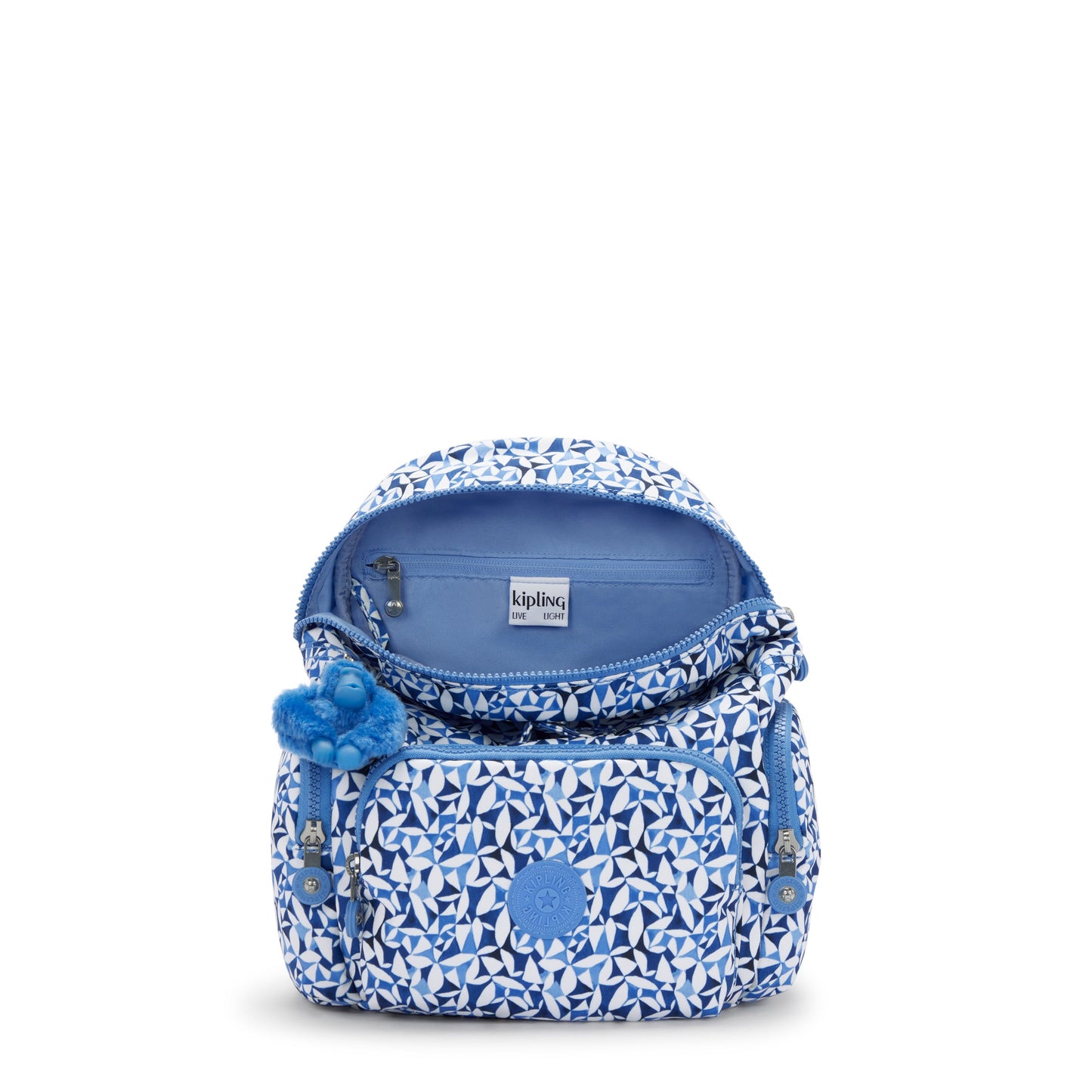 حقيبة ظهر صغيرة Kipling City Zip Mini Crazy Leaves I3735-1DU