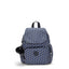 حقيبة ظهر صغيرة Kipling City Zip Mini 3D K باللون الأزرق I3735-4JS