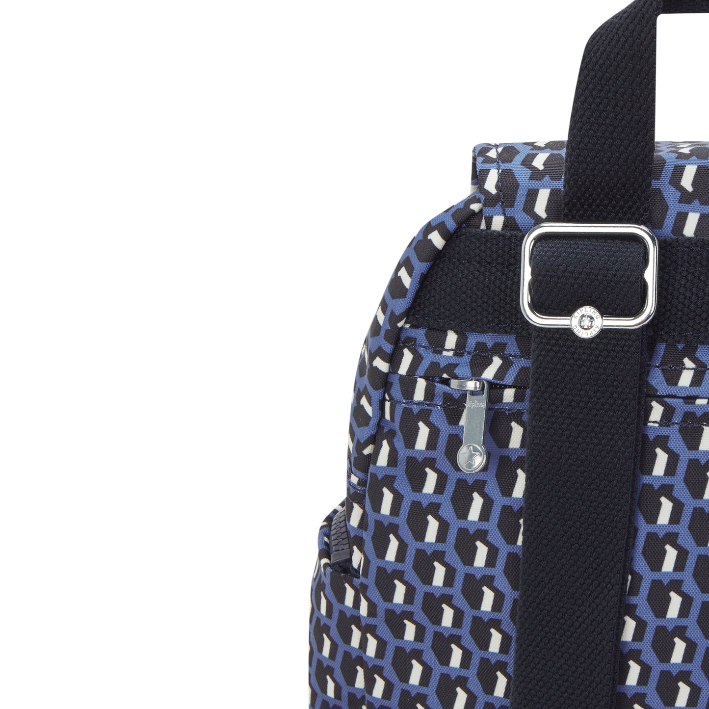 حقيبة ظهر صغيرة Kipling City Zip Mini 3D K باللون الأزرق I3735-4JS