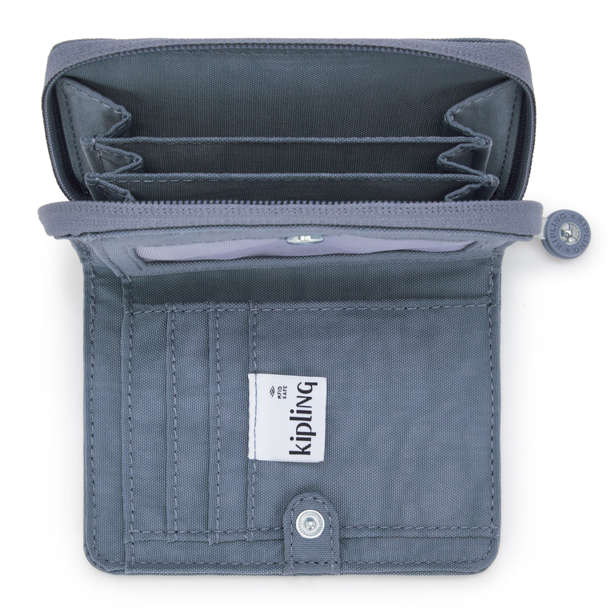Kipling Money Love محفظة متوسطة أزرق حجري I3738-6FB