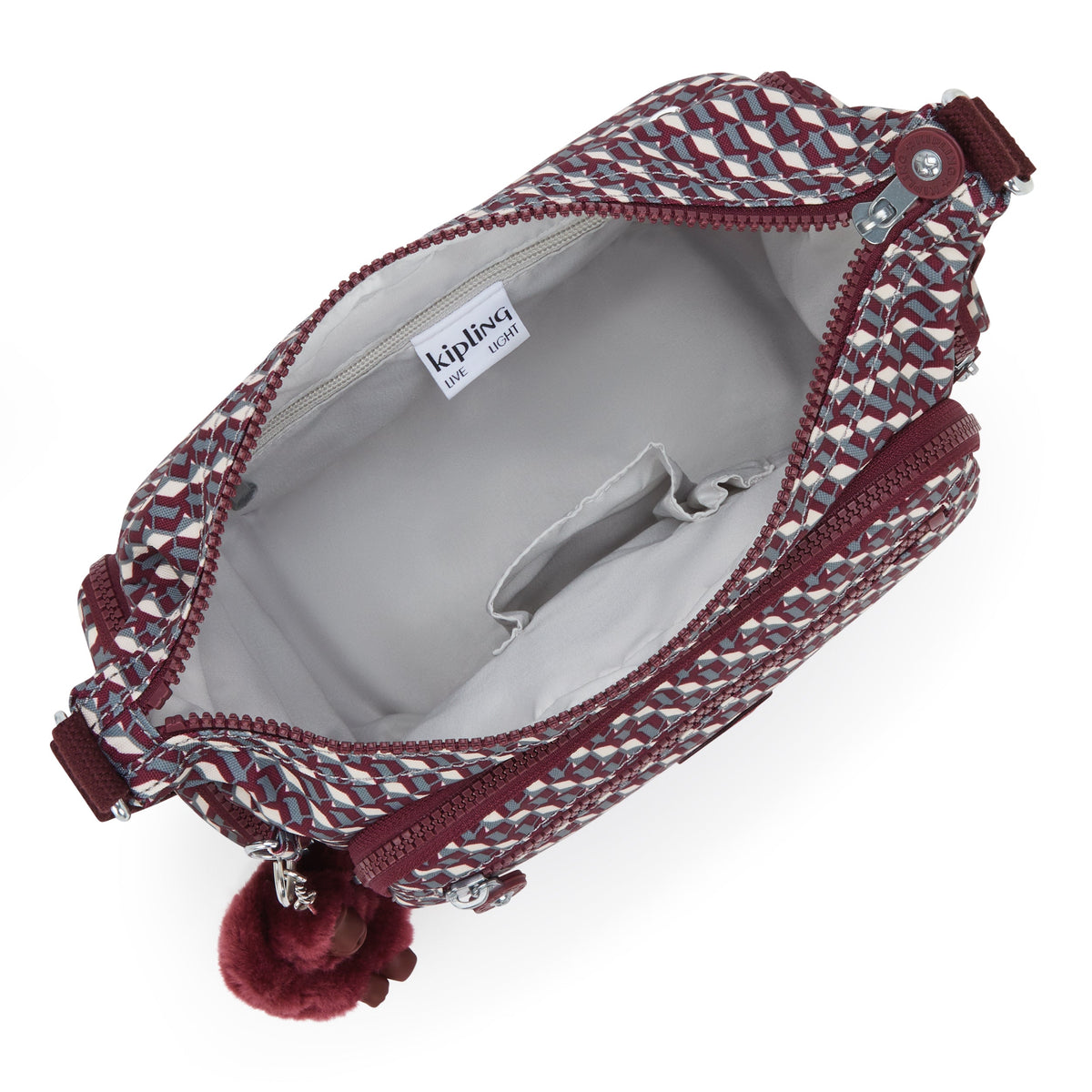 Kipling Gabbie S 3Dk Wine Medium حقيبة كروس I3759-1PB