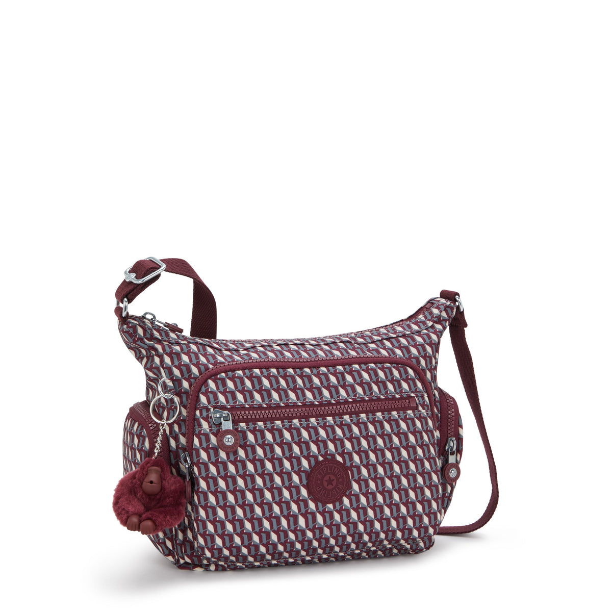 Kipling Gabbie S 3Dk Wine Medium حقيبة كروس I3759-1PB