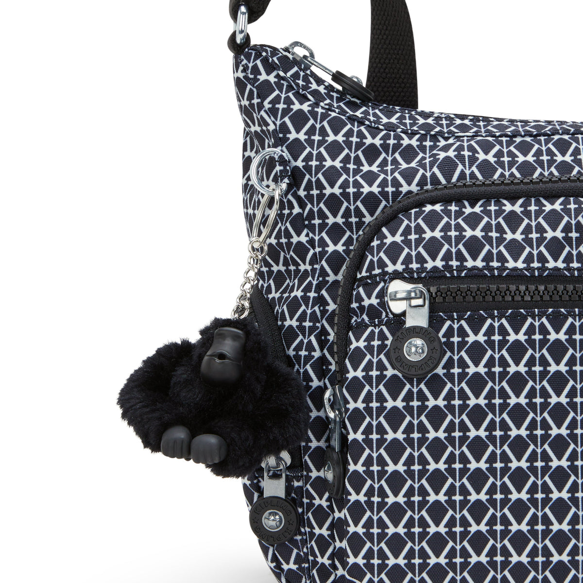 KIPLING Gabbie S حقيبة كروس متوسطة بطبعة مميزة I3759-DD2