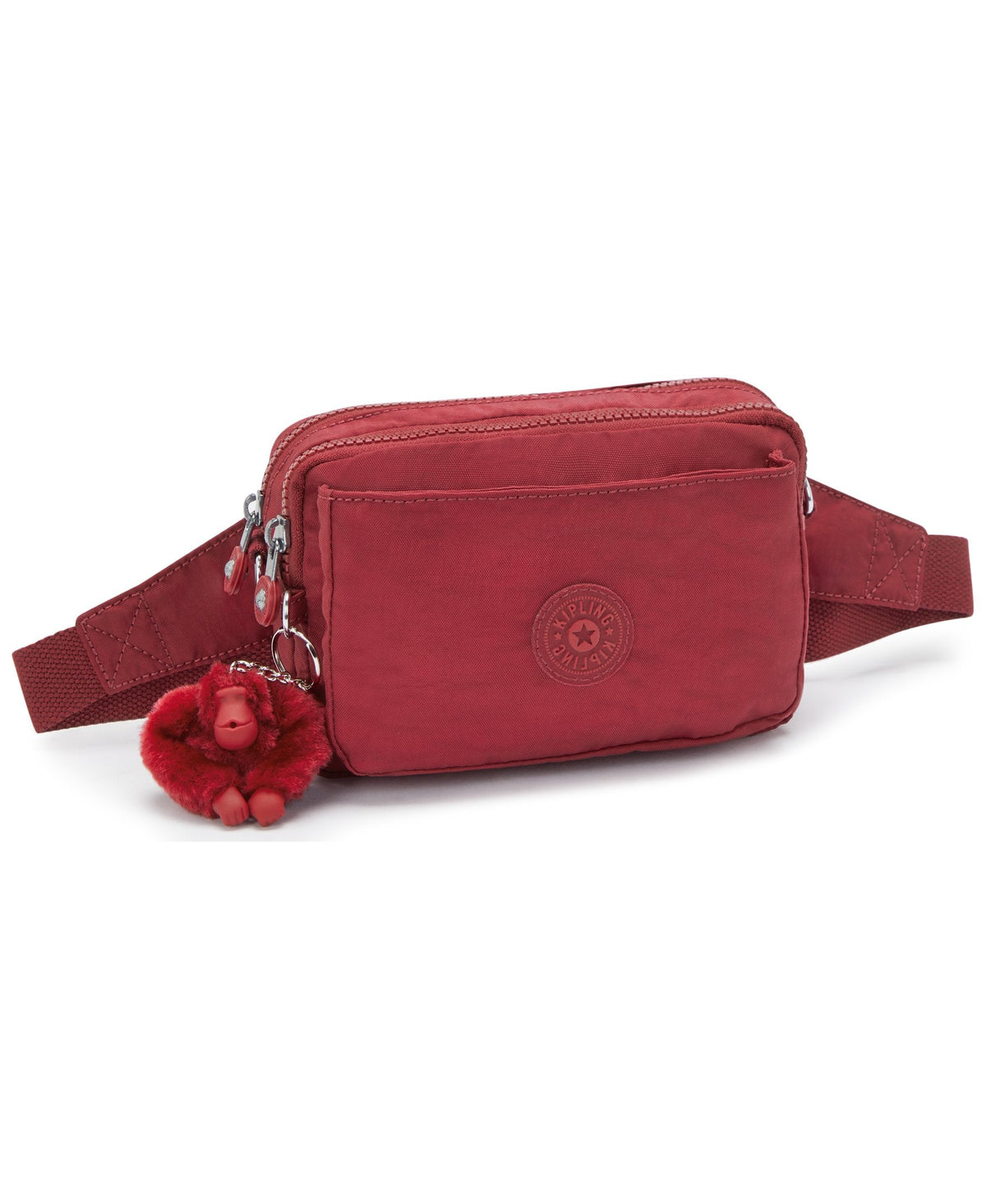 حقيبة كتف صغيرة Kipling Abanu متعددة الألوان باللون الأحمر I3795-4SS