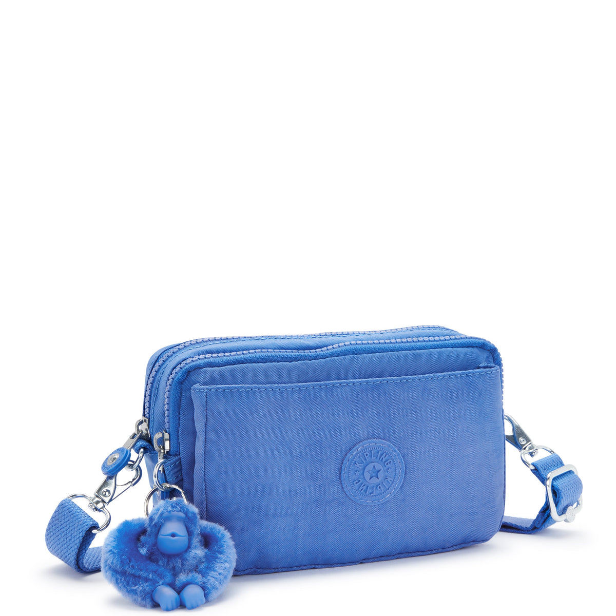 KIPLING-Abanu Multi-Small crossbody convertible to waist bag (with removed straps)-Havana Blue-I3795-JC7