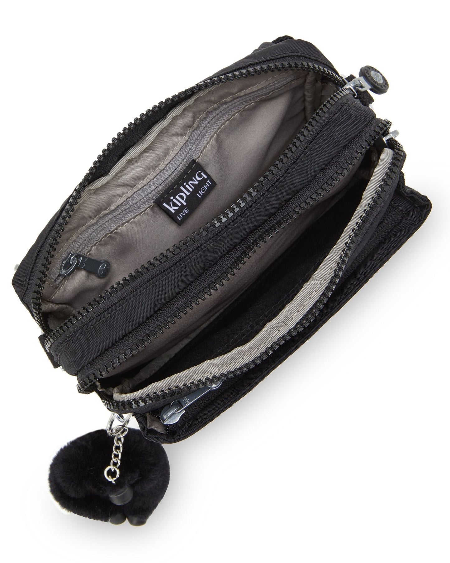 حقيبة كتف صغيرة Kipling Abanu Multi Black Noir C2I3795-P39