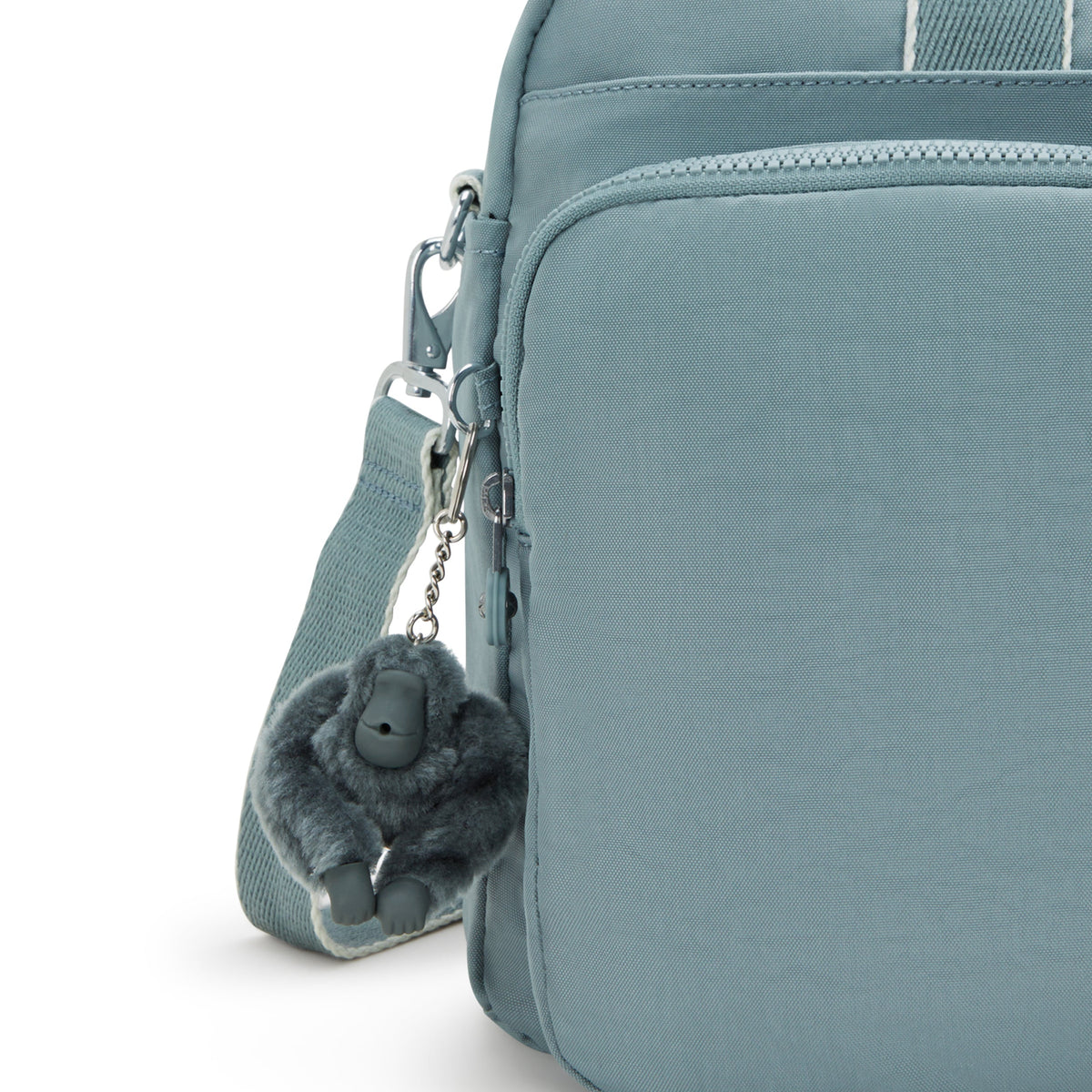 حقيبة Kipling Defea XL رمادية مريحة متوسطة الحجم لعطلة نهاية الأسبوع I3958-3NL