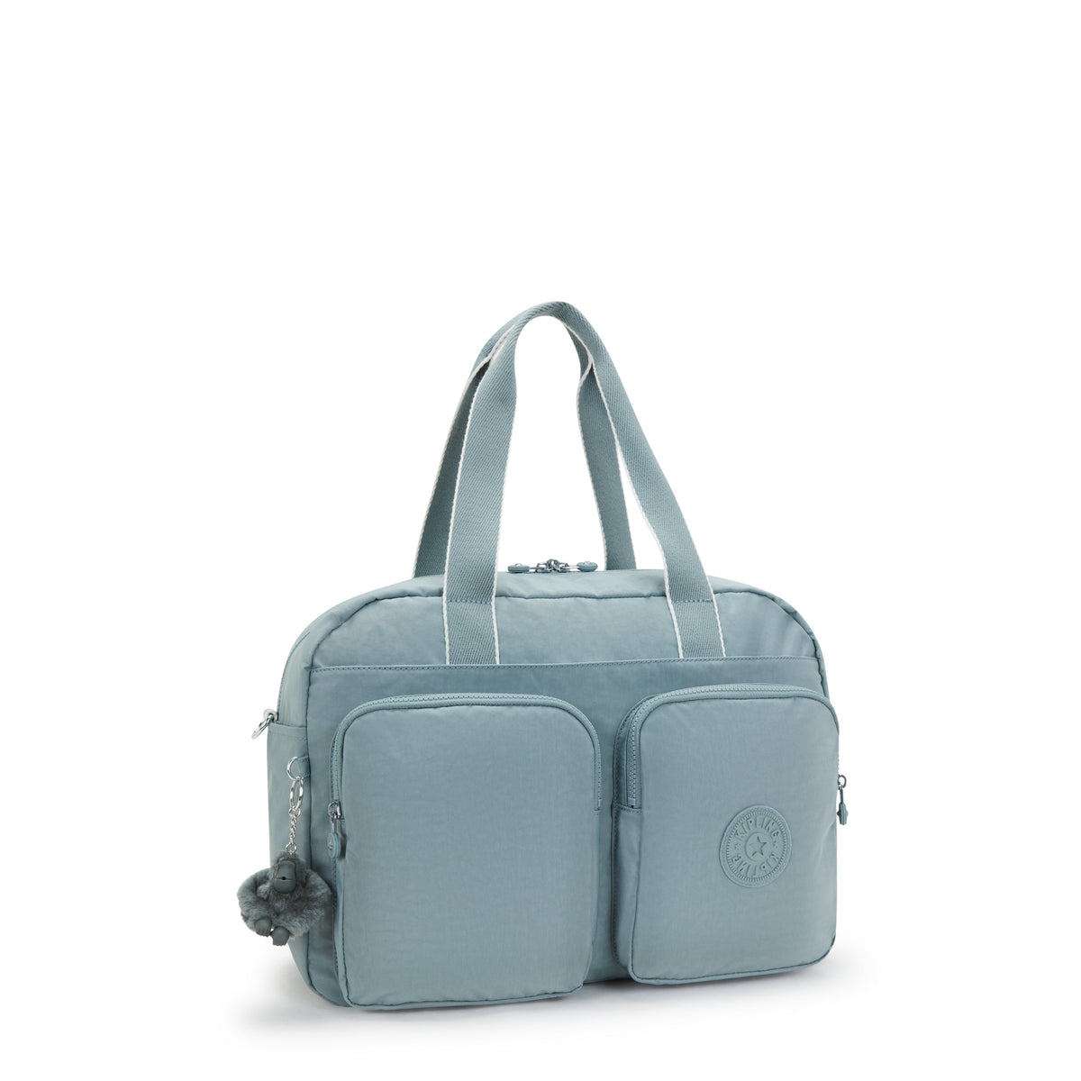 حقيبة Kipling Defea XL رمادية مريحة متوسطة الحجم لعطلة نهاية الأسبوع I3958-3NL