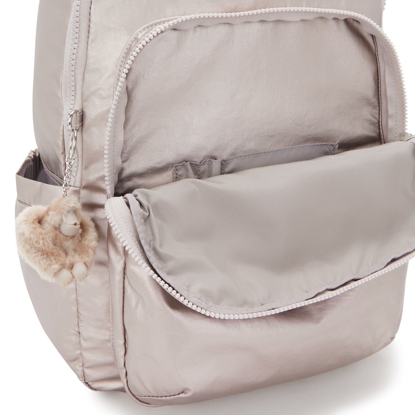 حقيبة ظهر KIPLING Seoul Metallic Glow الكبيرة I4034-48I