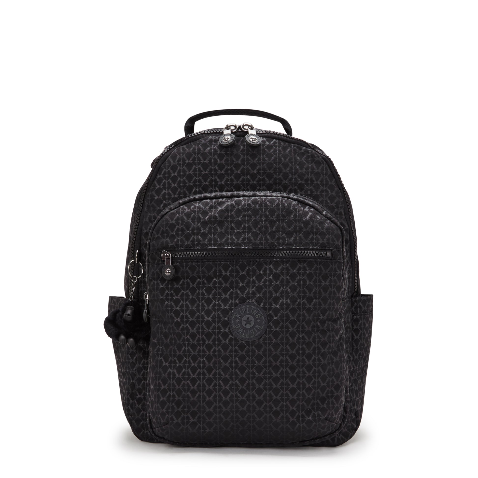 KIPLING-Seoul-Large Backpack-Signature Emb-I4034-K59