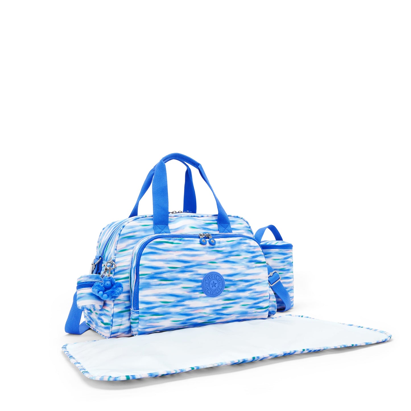 KIPLING-Camama-حقيبة أطفال كبيرة (مع حصيرة تغيير الحفاضات)-أزرق مخفف-I4068-TX9