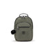 حقيبة ظهر صغيرة KIPLING Seoul S Green Moss (مع جيب للكمبيوتر اللوحي) I4082-88D