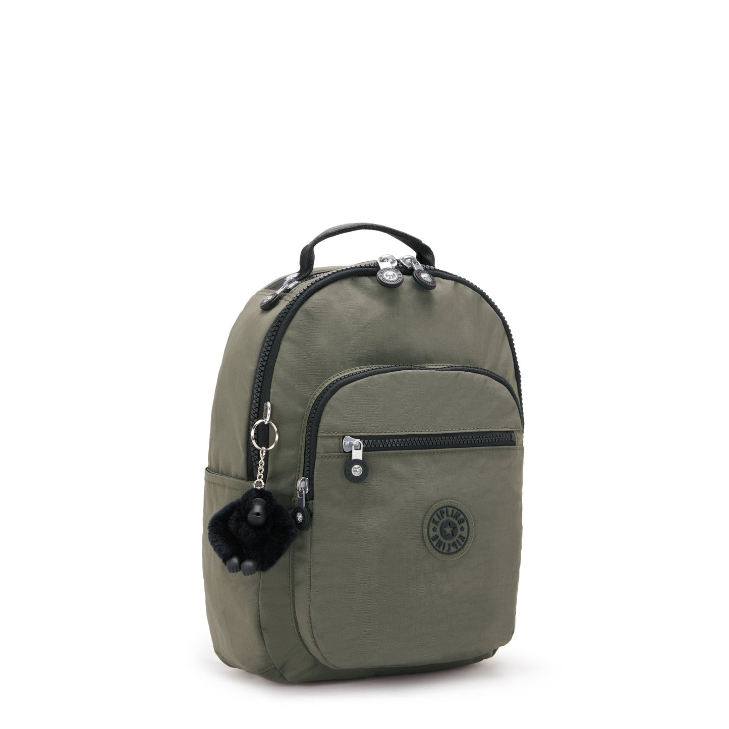 حقيبة ظهر صغيرة KIPLING Seoul S Green Moss (مع جيب للكمبيوتر اللوحي) I4082-88D