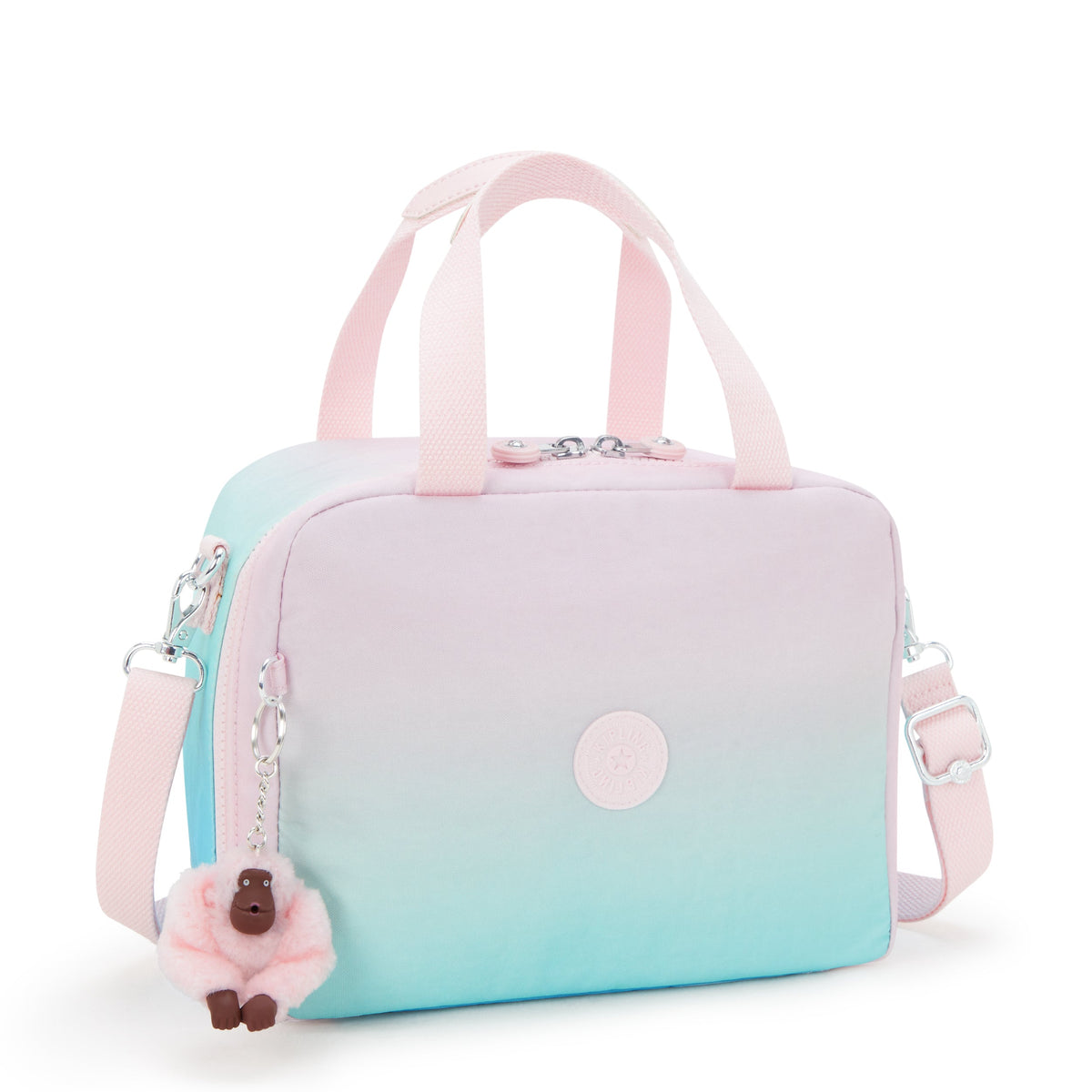 حقيبة غداء Kipling Miyo Gradient Sea كبيرة مع جراب عربة I4126-63U