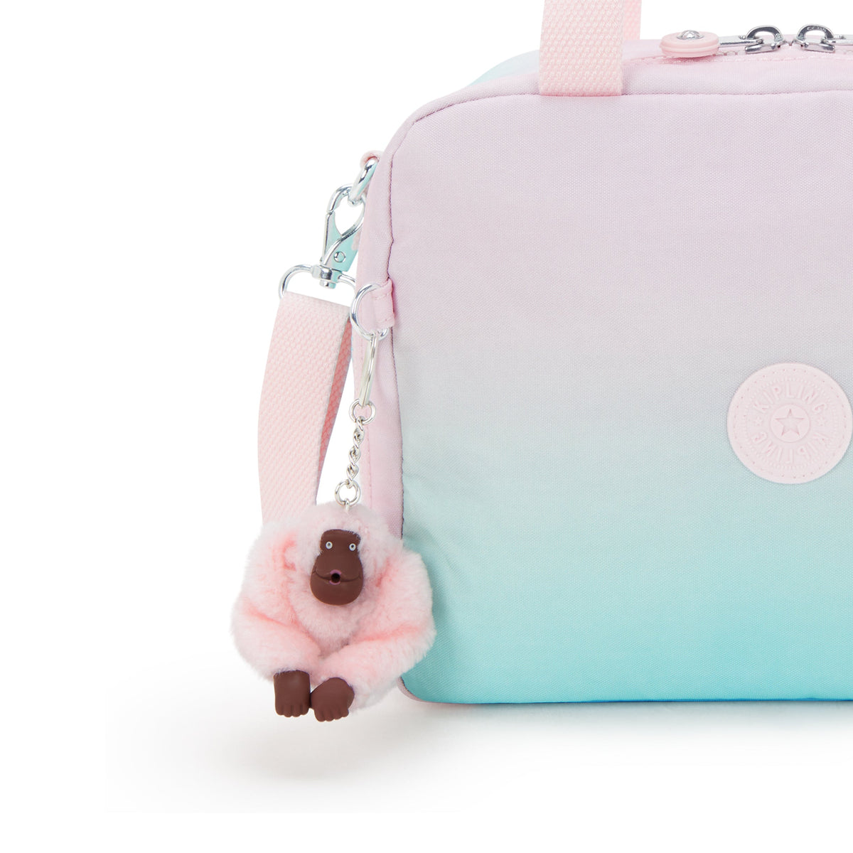 حقيبة غداء Kipling Miyo Gradient Sea كبيرة مع جراب عربة I4126-63U