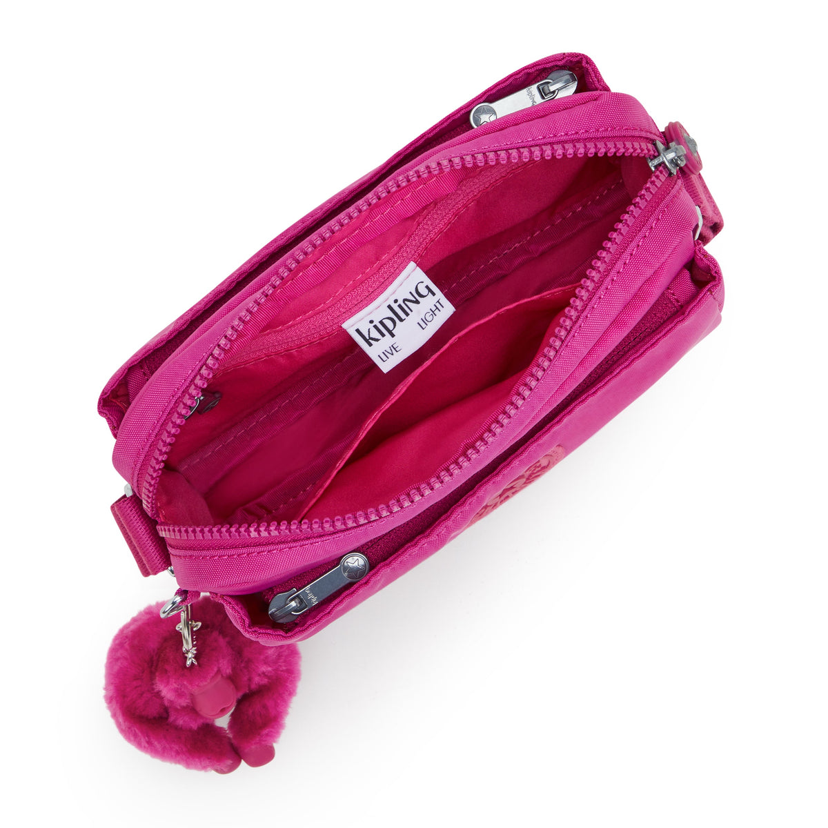 حقيبة Kipling Abanu Glowing Fuchsia Small Crossbody I4208-3KU