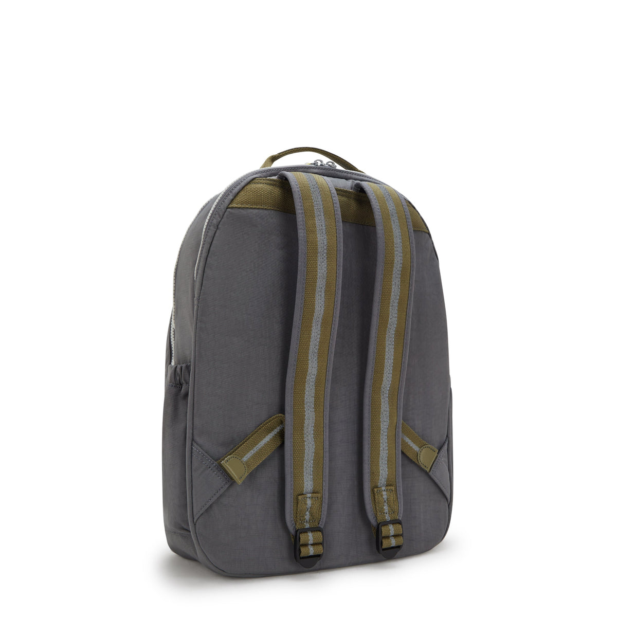 حقيبة ظهر Kipling Seoul Lap Back to Grey كبيرة مع حجرة للكمبيوتر المحمول I4275-1DX