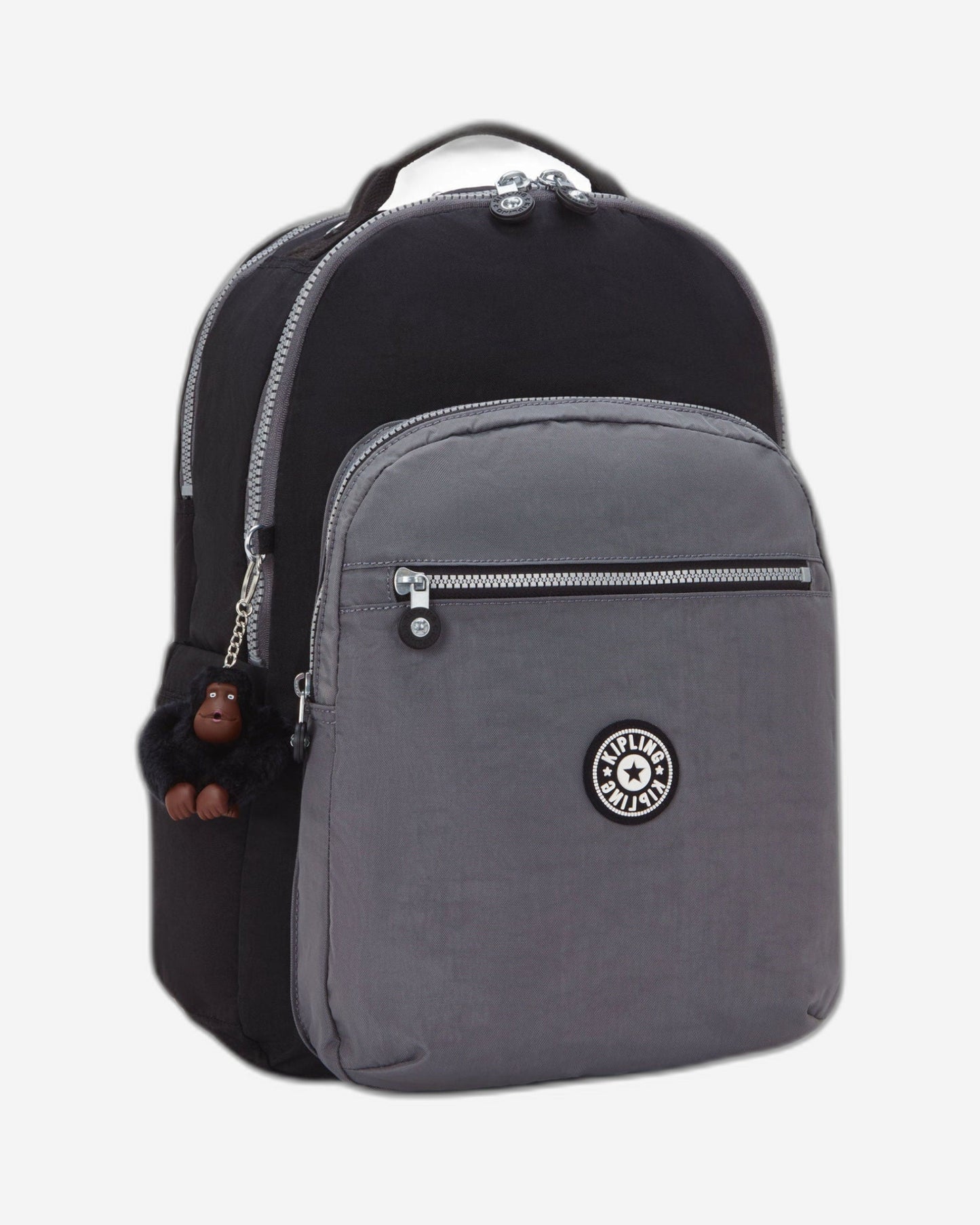 KIPLING Seoul Lap Space Black Bl حقيبة ظهر كبيرة (مع قسم للكمبيوتر المحمول) I4275-2GX