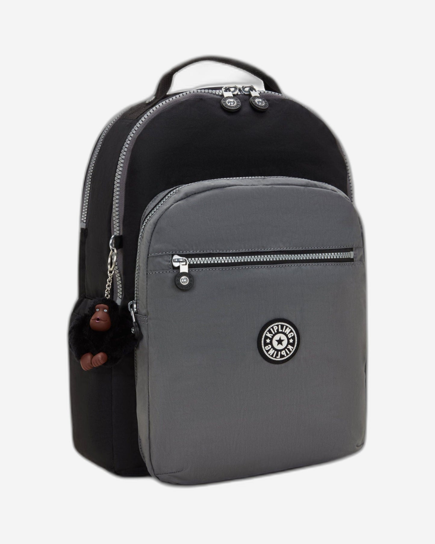 KIPLING Seoul Lap Space Black Bl حقيبة ظهر كبيرة (مع قسم للكمبيوتر المحمول) I4275-2GX