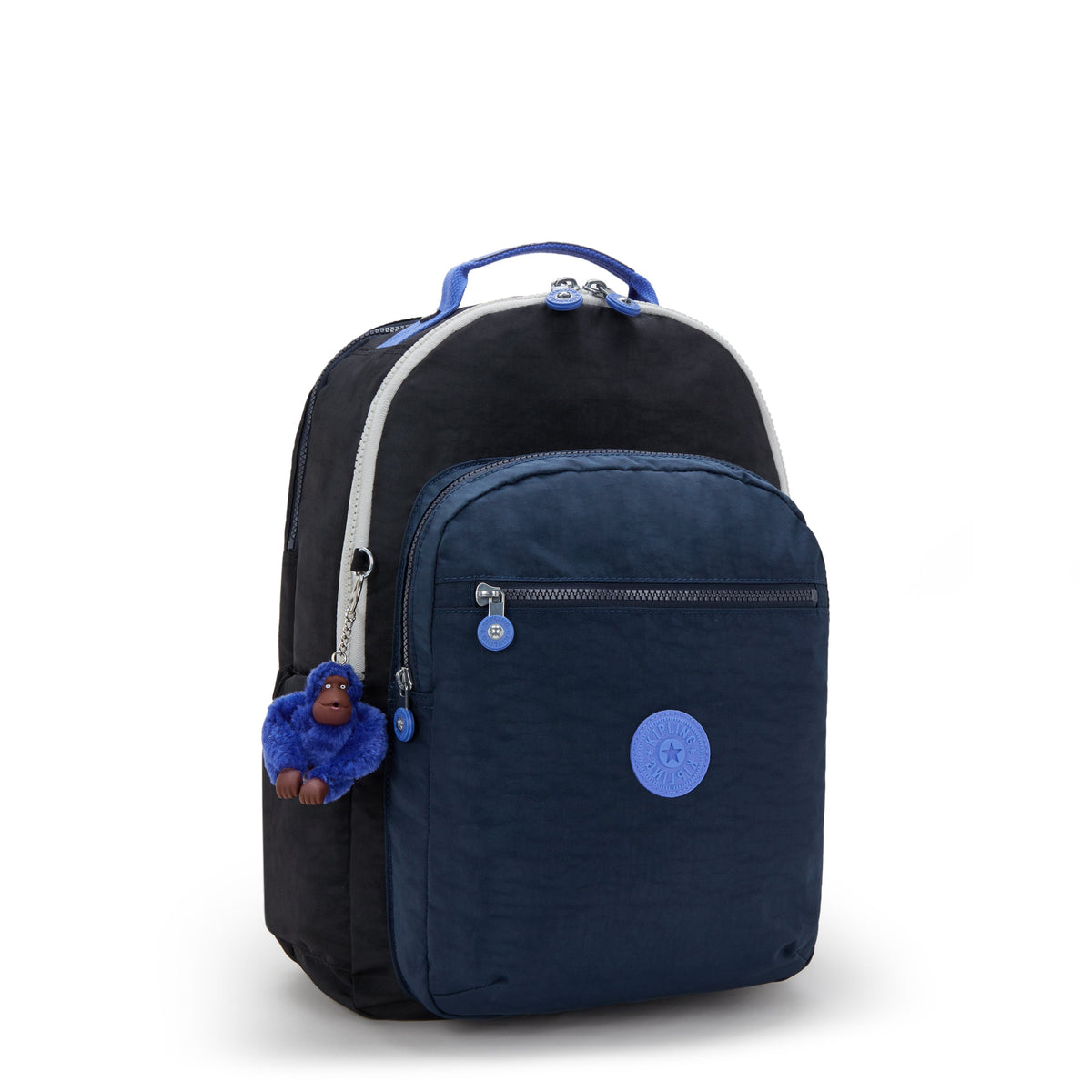 حقيبة ظهر Kipling Seoul Lap True Block كبيرة مع حجرة للكمبيوتر المحمول I4275-74Q