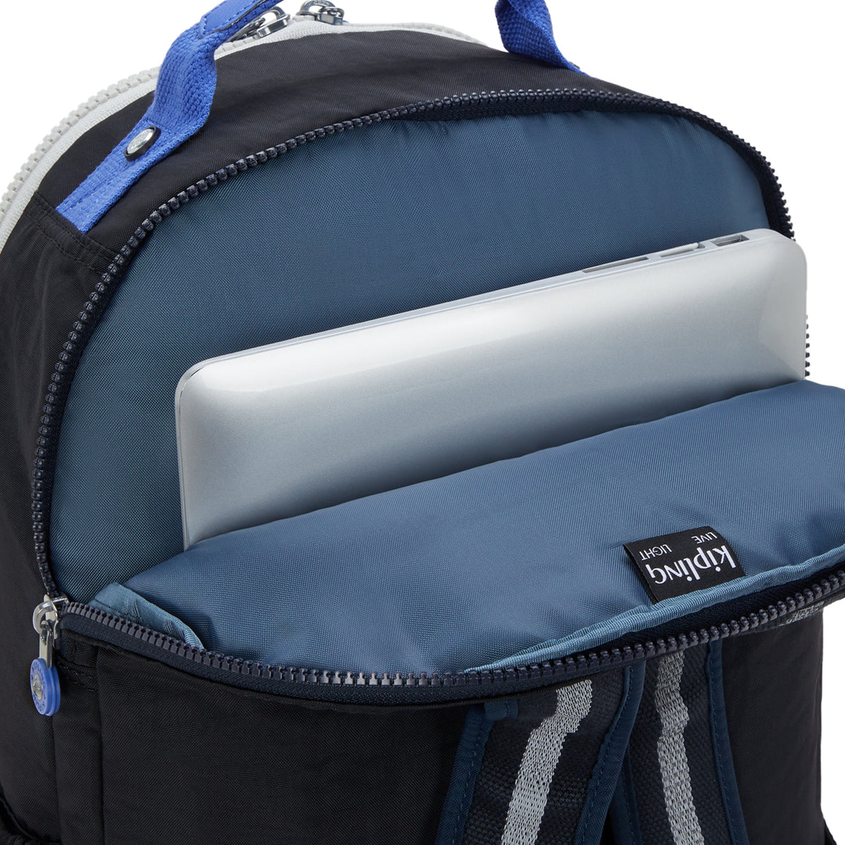 حقيبة ظهر Kipling Seoul Lap True Block كبيرة مع حجرة للكمبيوتر المحمول I4275-74Q