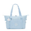 حقيبة KIPLING-Wellness Art M متعددة الاستخدامات كبيرة الحجم مع جيب أمامي قابل للتوسيع - أزرق فاتح Bl-I4277-LZ8