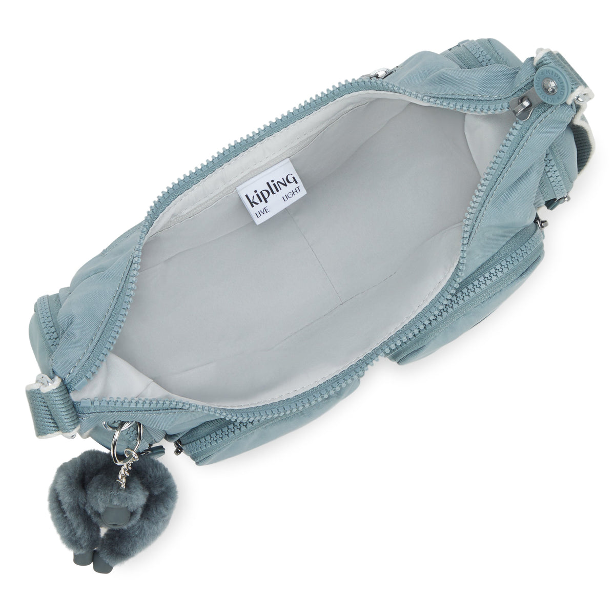 حقيبة Kipling Rikka S المريحة باللون الرمادي الصغيرة I4333-3NL